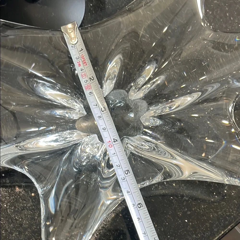 Vintage Crystal Decorative Dish Modern Design - Picture 10 of 10